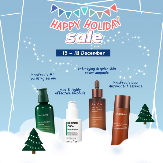 [13 - 18 DEC] HAPPY HOLIDAY SALE