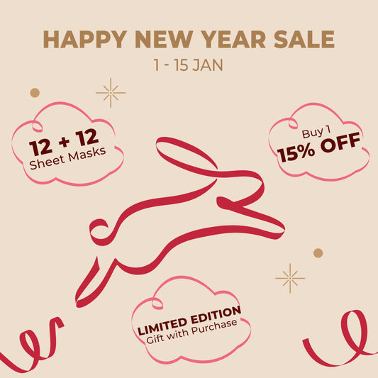 [1 - 15 JAN] HAPPY NEW YEAR SALE