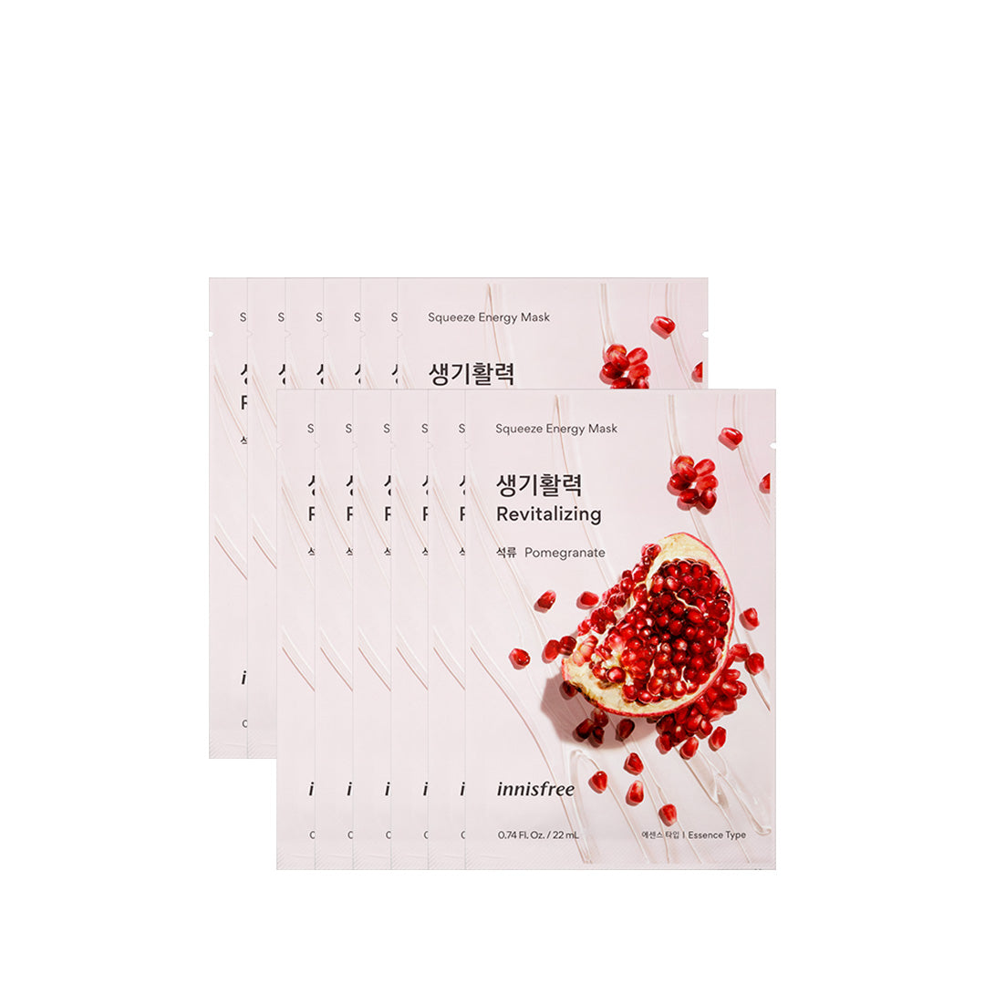 Squeeze Energy Mask 22ml x 12pcs [Pomegranate]