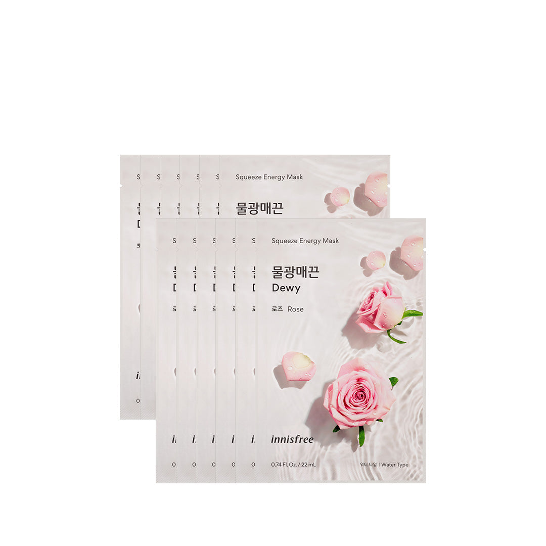 Squeeze Energy Mask 22ml x 12pcs [Rose]