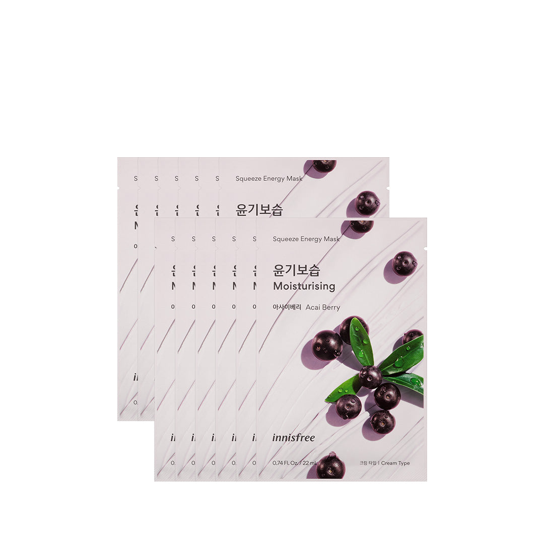 Squeeze Energy Mask 22ml x 12pcs [Acai Berry]
