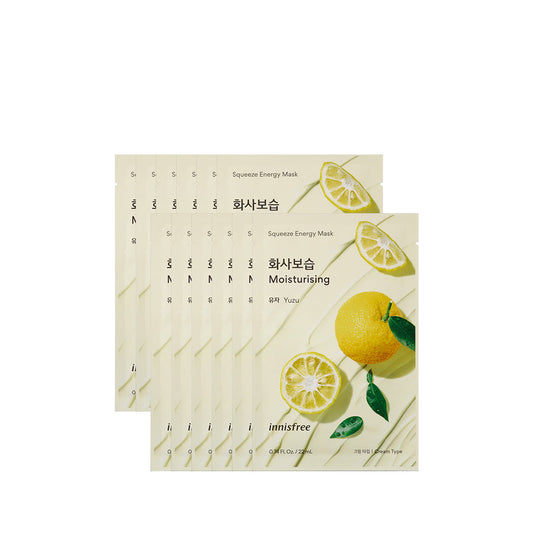 Squeeze Energy Mask 22ml x 12pcs [Yuzu]