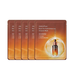Black Tea Youth Enhancing Ampoule Mask 28ml x 5pcs Set