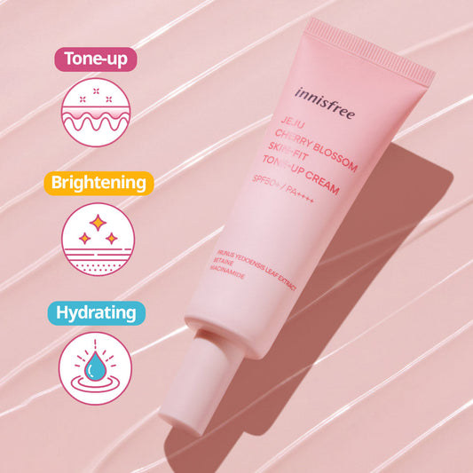 Jeju Cherry Blossom Skin Fit Cream SPF50+ PA++++ 50ml