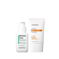 Retinol Ampoule + Triple-Shield Sunscreen SET